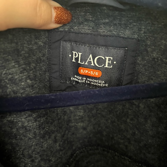 Children’s Place boys size 5/6 zip up fleece - Picture 3 of 3
